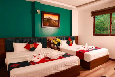 Premium-Vierbettzimmer — Harmony Haven Hotel